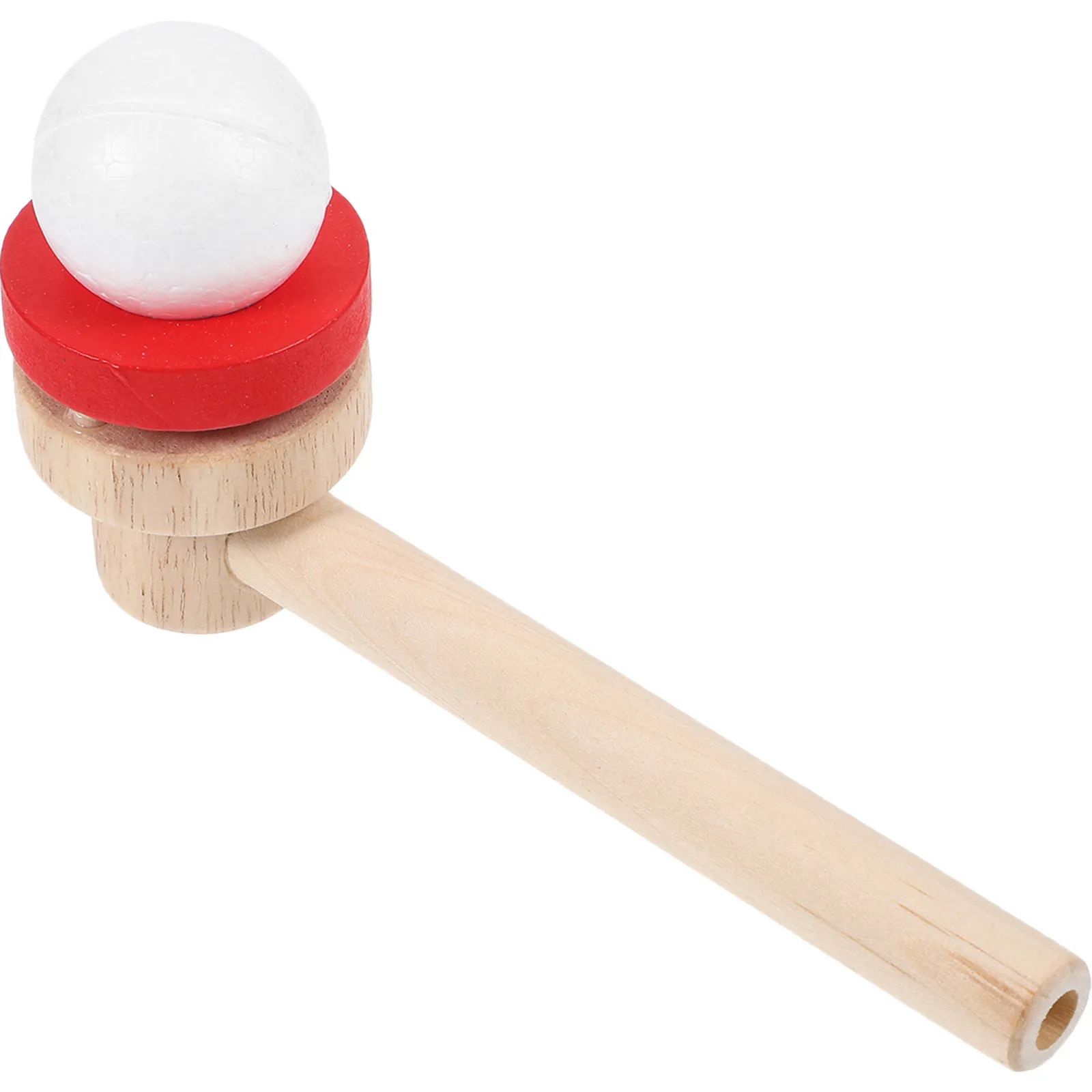 1Pcs Wooden Floating Ball Blower Balance Game Educational Child Parent Interactive Activity Improve Coordination Enhance Motor
