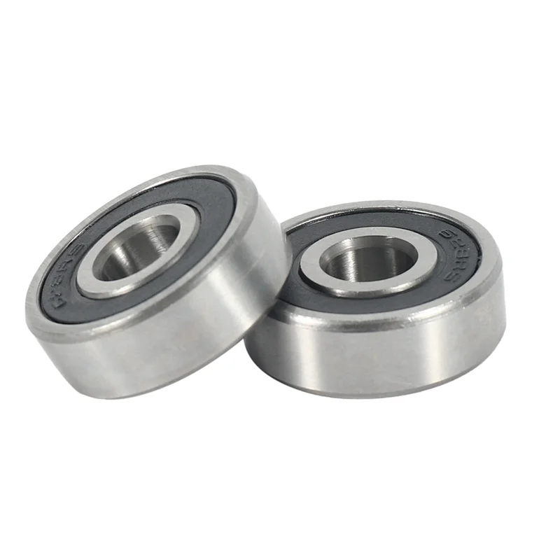 

60Pcs 628RS 8Mmx24mmx8mm Double Sealed Miniature Deep Groove Ball Bearing
