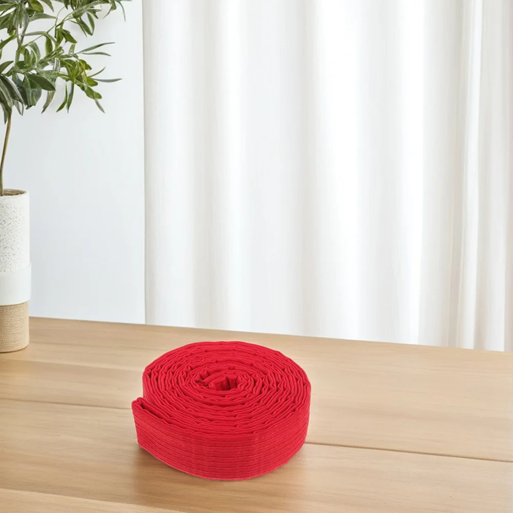 

Taekwondo Belt Red Cotton Martial Arts Training Waist Support Unisex For Men Women Karate Judo Kickboxing Practice