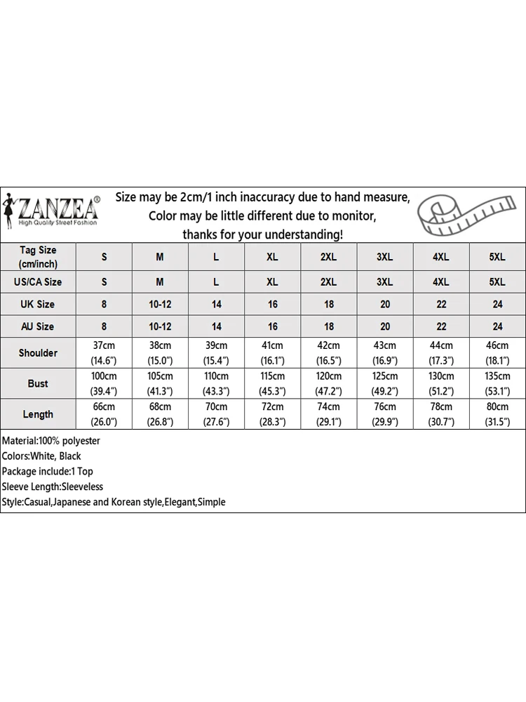 ZANZEA femmes élégant col en V hauts sans manche élégant chemisier d'été solide OL chemise de travail décontracté ample Blusas mode vacances réservoirs