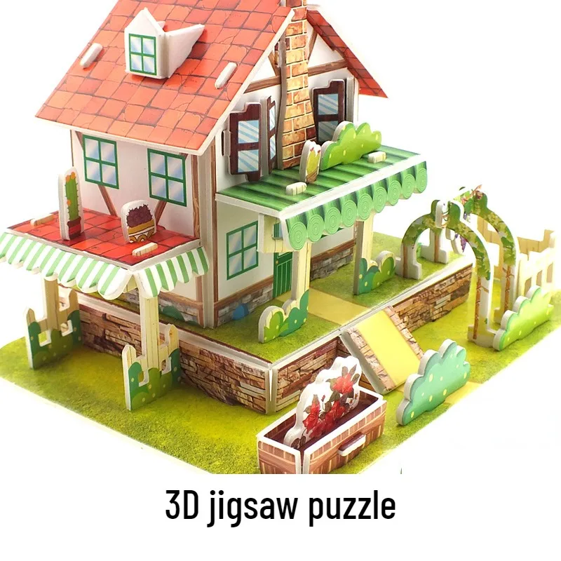 3D Children's Puzzle Early Education Educational Toys Advanced Building Block Baby Kindergarten EPS+Paper Toys Educational Toys