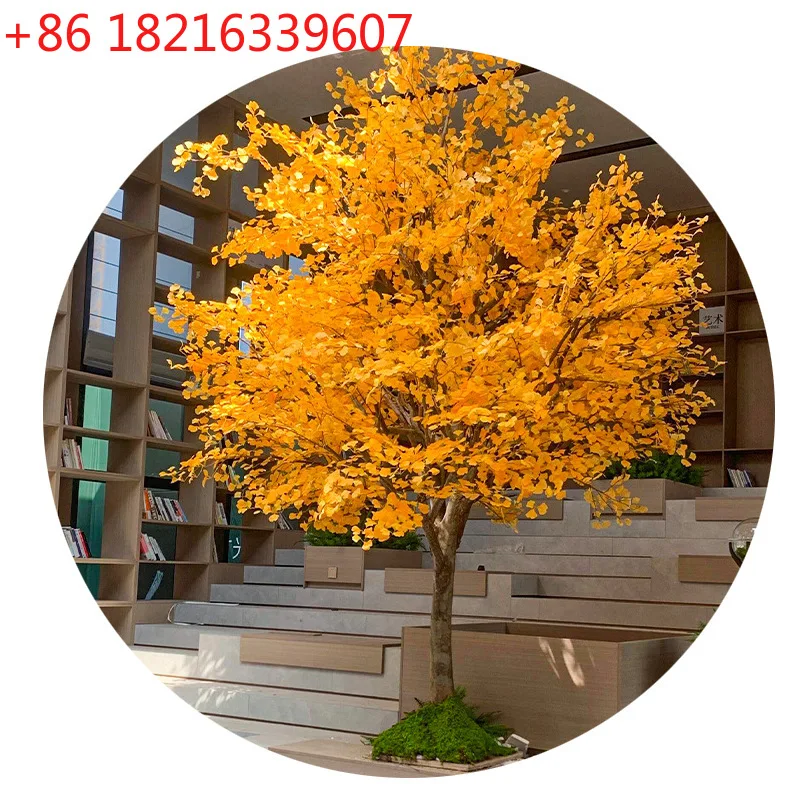 YAO indoor and outdoor simple landscaping landscape decoration floor-to-ceiling large green plant window ornament