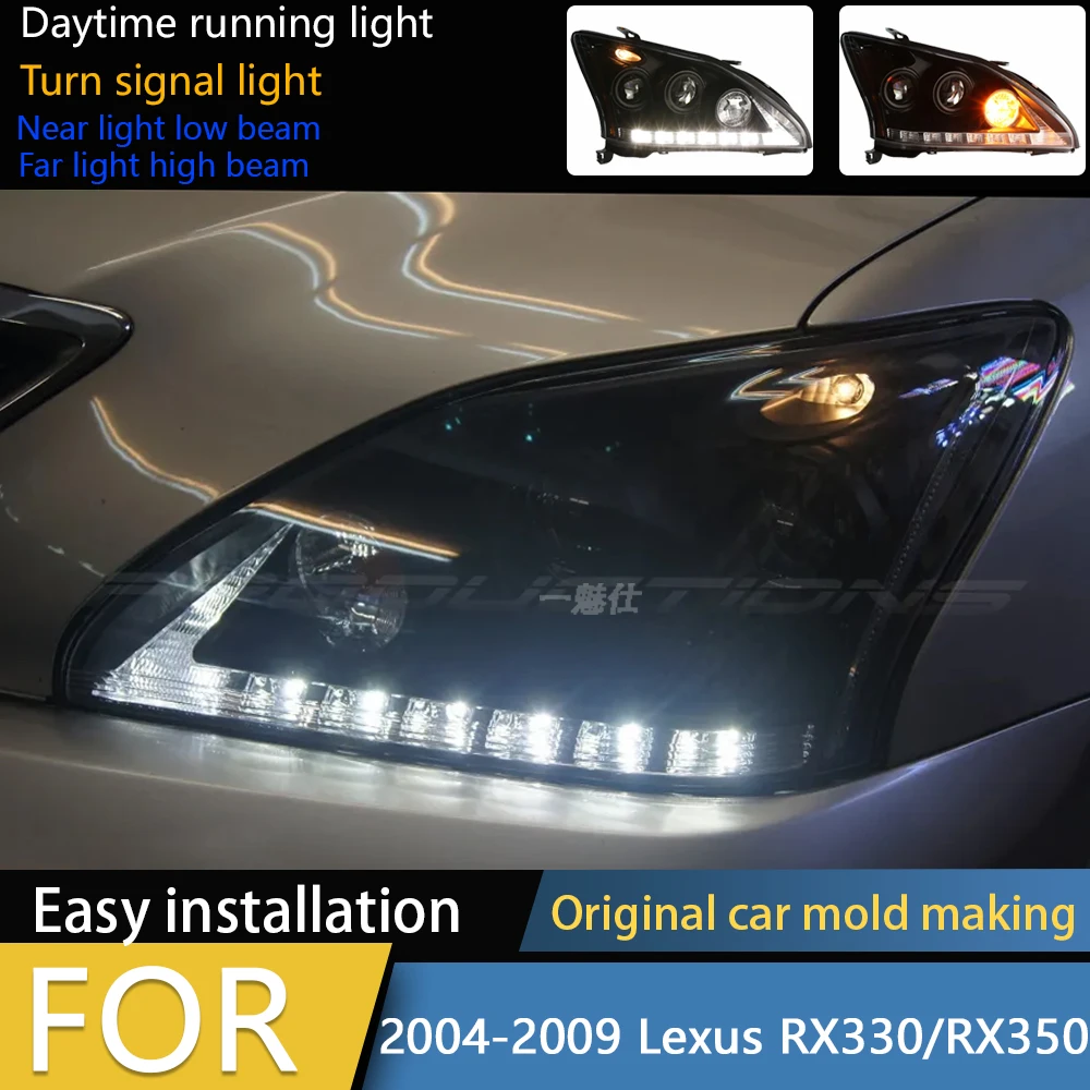 

YLC Headlights Suitable for Lexus RX350/RX330 Headlight 2004--2009 Original Car HID Version Headlight Assembly