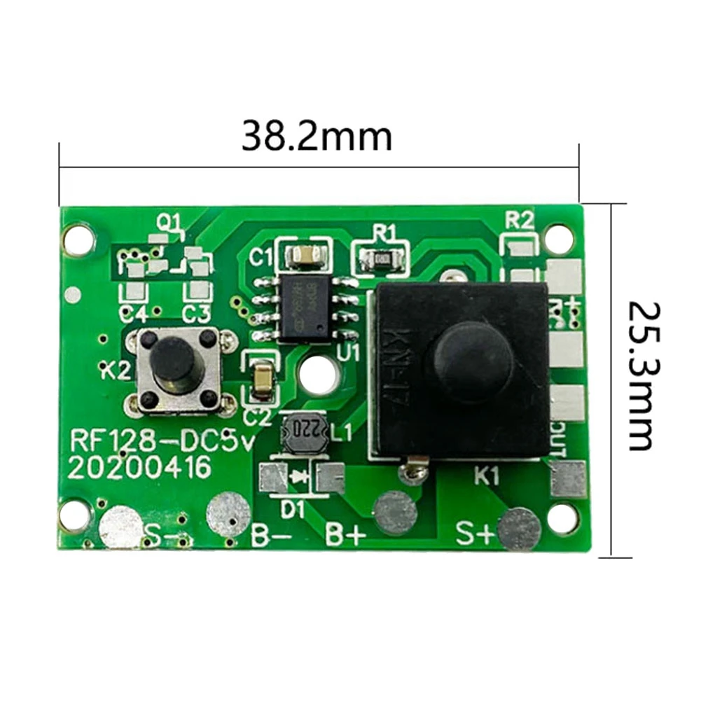 BAAJ-5X 1.2V Solar Lamp String Control Board Circuit Board With Switch Solar Street Light Control Panel Controller Module
