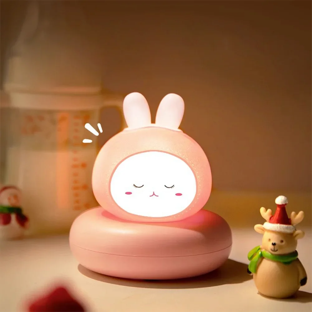 Cute Animal Night Light for Kids 3 Level Dimmable Nursery Sleeping Lamp Touch Control Nightlight for Breastfeeding Toddler Decor