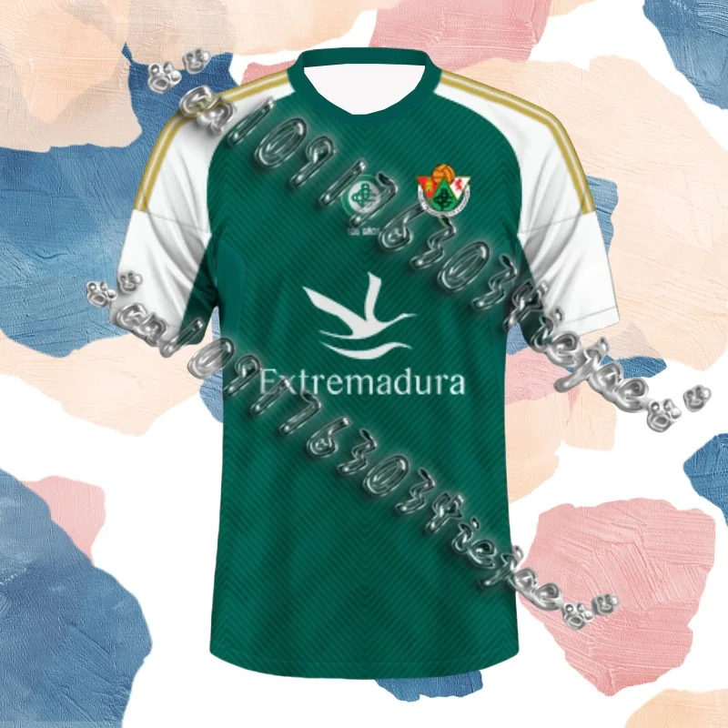 

Cacereno Испания Мужская и женская дышащая быстросохнущая спортивная футболка для молодежных тренировок, футбольный трикотаж, спортивная рубашка больших размеров