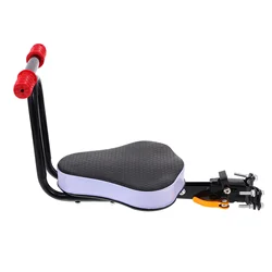 Child Seat Bike Accessory Electric Bikes for Saddle Bicycles Car with Backrest Children Sponge Bike's