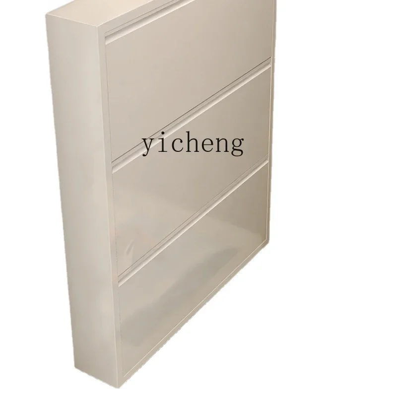 Zf Ultra-Thin Shoe Cabinet Tilting Simple Modern Foyer Doorway Nordic Home Home Doorway Narrow Edge Storage Cabinet