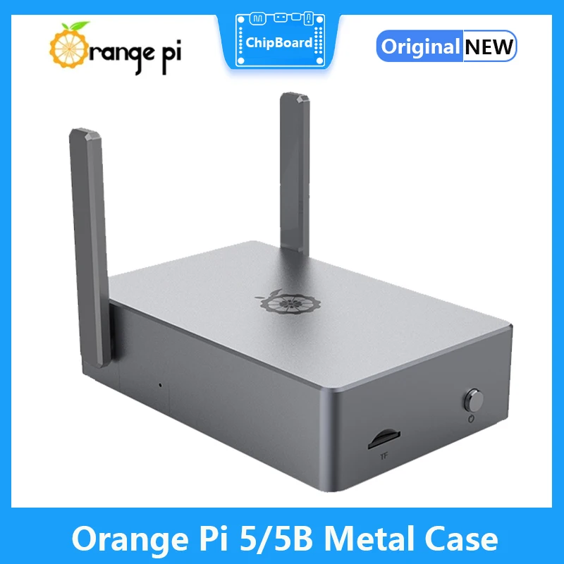 Orange Pi 5/5B Metal Case, Aluminum Alloy Shell for OPI 5/5B