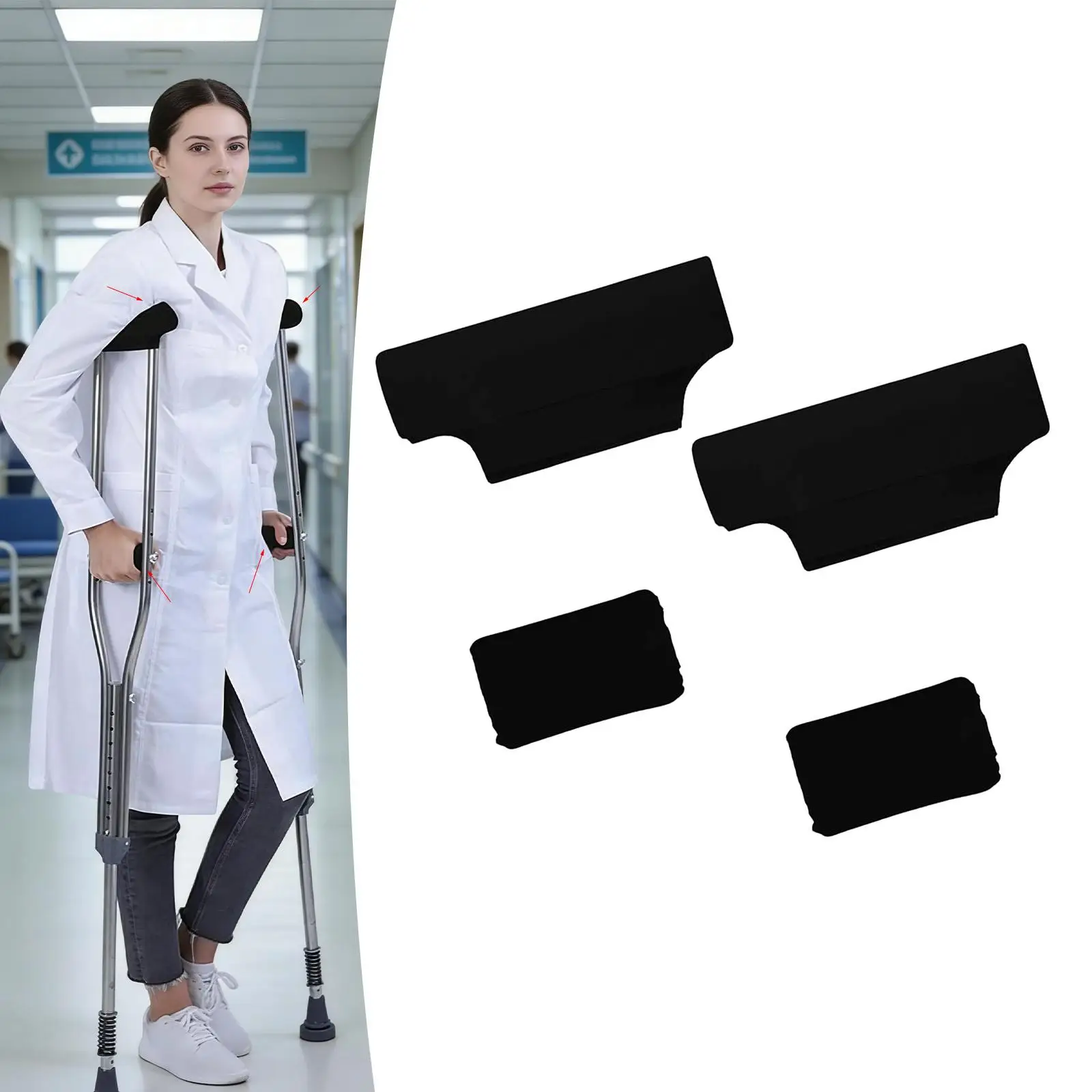 

Forearm Grip Covers Elastic Non Slip Premium Covers Comfortable Cushion Padding
