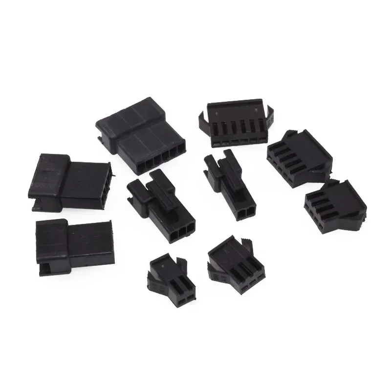 10Pair SM-2/3/4/5Y Series Connector - 2.54mm Pitch, 2-8Pin Male & Female Plug Housing, Pin Header with Crimp Terminals for Elect