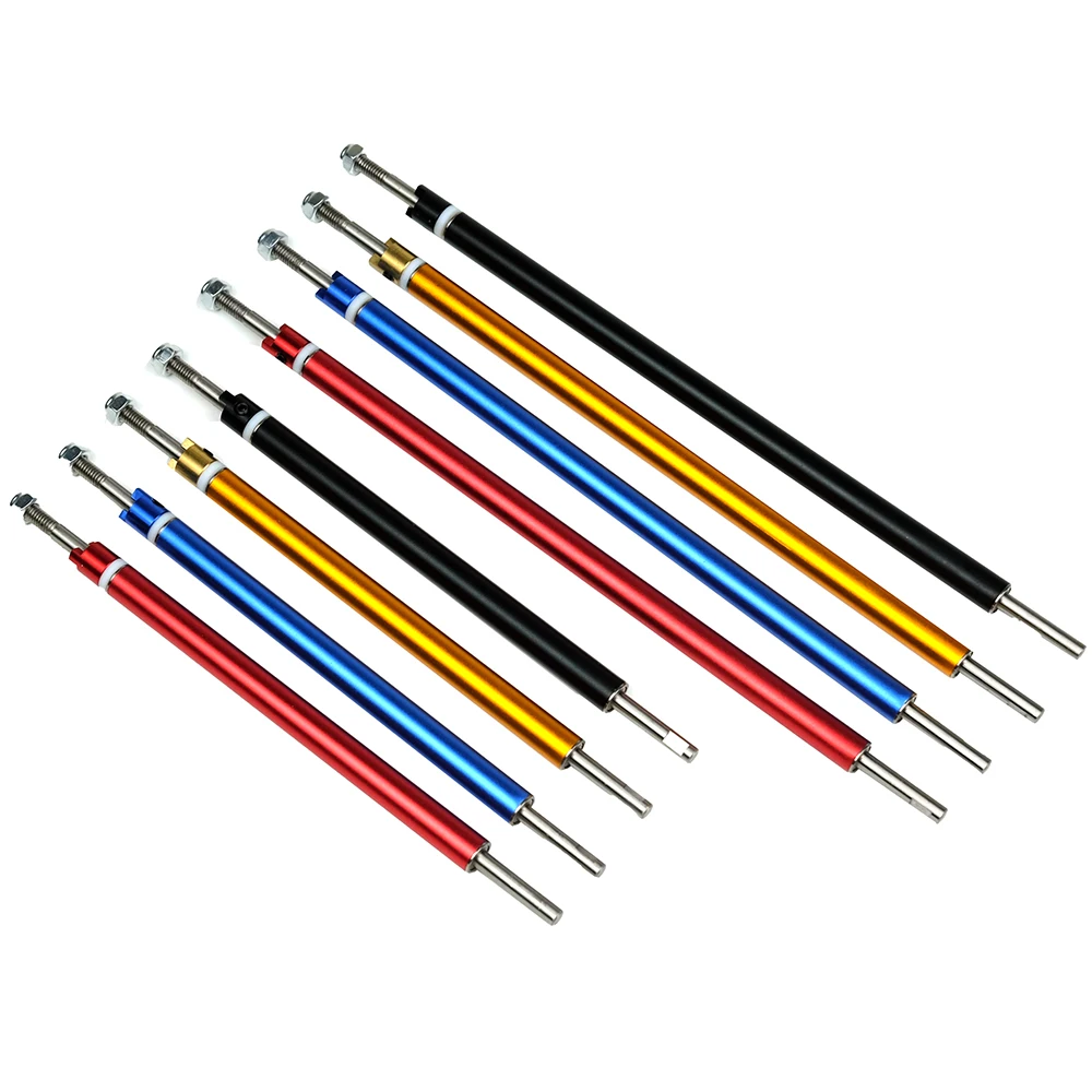 Colorful High Precision 4mm Stainless Steel Marine Boat Motor Prop Shafts +Shaft Sleeve Tuber Set  for RC Boat