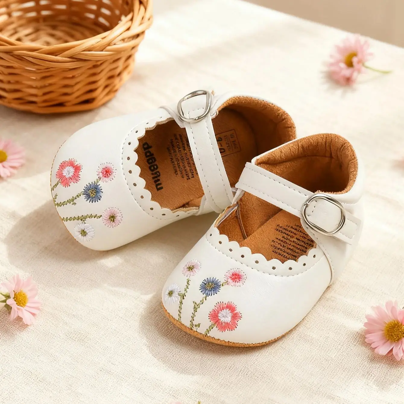 

Новые туфли на плоской подошве для маленьких девочек, прогулочная обувь принцессы с вышивкой, спортивная обувь, свадебное платье, детская обувь