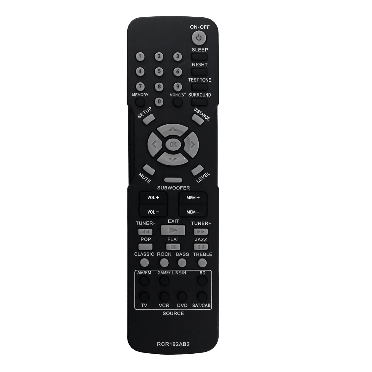 

RCR192AB2 Replace Remote Control for RCA DVD Home Theater System RT2760 RT2770 RT2870 RT2870A RT2906 RT2780R RT2910