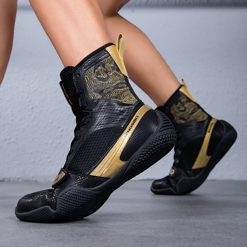 

Мужские боксерские кроссовки Борцовская обувь Удобная, универсальная, стильная и прочная боксерская тренировочная обувь Спортивная тренировочная обувь
