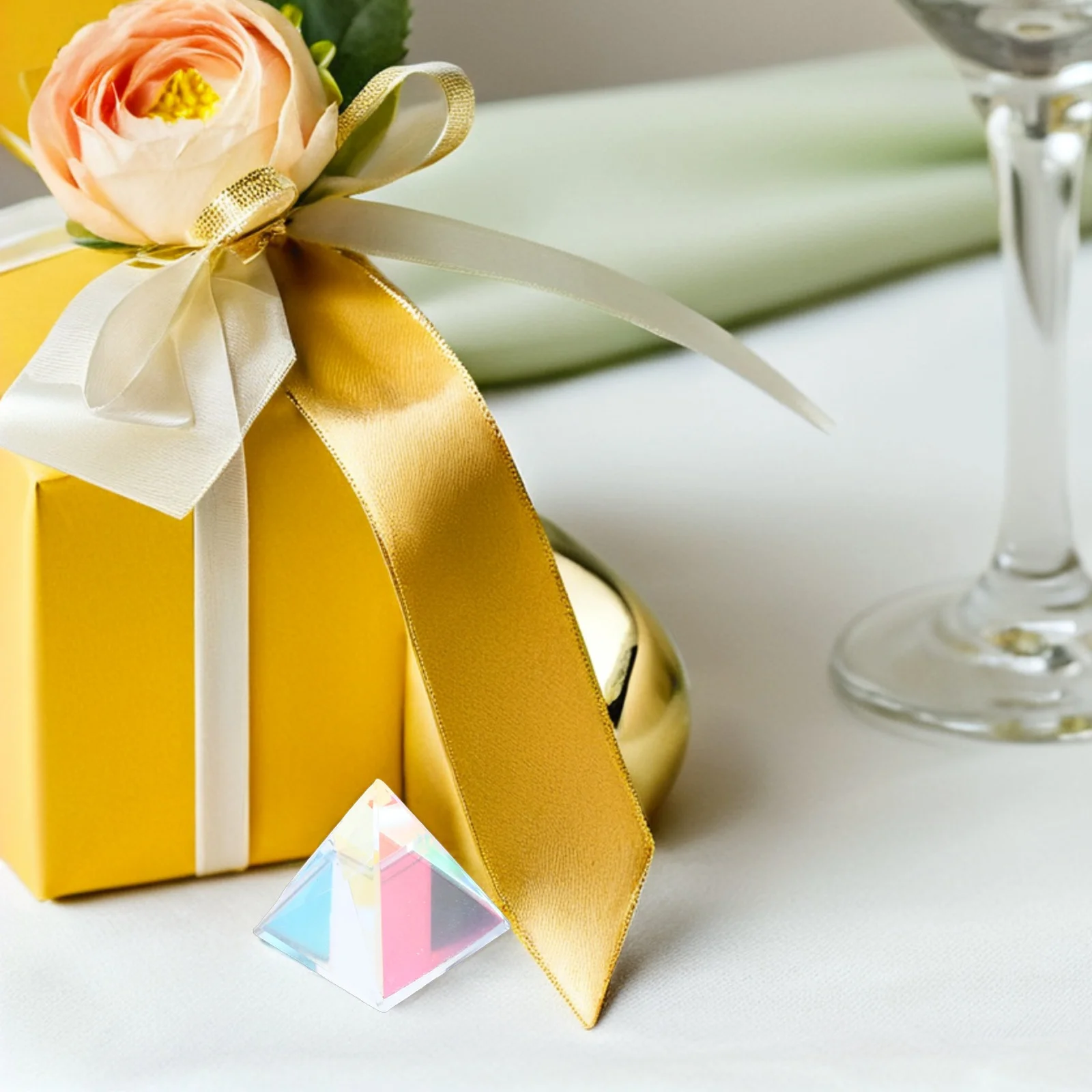 

1 set 1 Set Sun Prism Color Mixing Light Optical Prism For Home Decor Garden Window Ornament Refracting Decoration