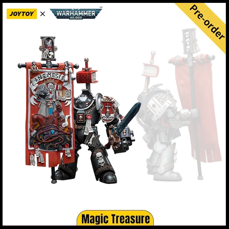 

【Pre-sale‌】 JOYTOY 40K Gray Knights Terminator Retius Akantar 1/18 Anime Figure PVCH13.4cm