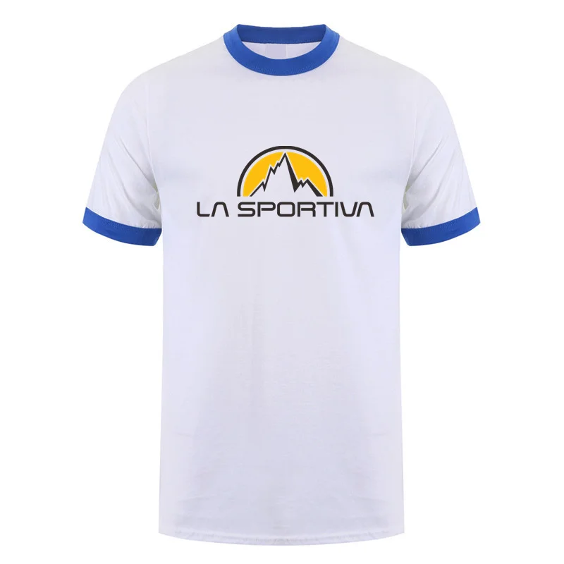 

La Sportiva T Shirt Tshirts Men New Summer Short Sleeve Quick Dry Funny Mans T-shirt Crew Neck Breathable Comfortable Top