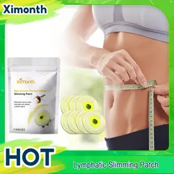 Ximonth Body Shaping Patch Lose Weight Reduce Tummy Fat Firm Belly Thigh Improve Edema Lymphatic Drainage Detox Slimming Sticker