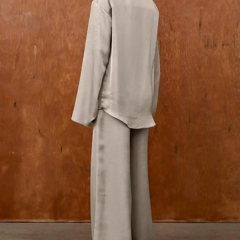 Jesień 2025 Luźny, płaszczowy długi sweter damski, wygodny, oddychający, mieszanka poliestru, do pracy, elegancki, na spacer.