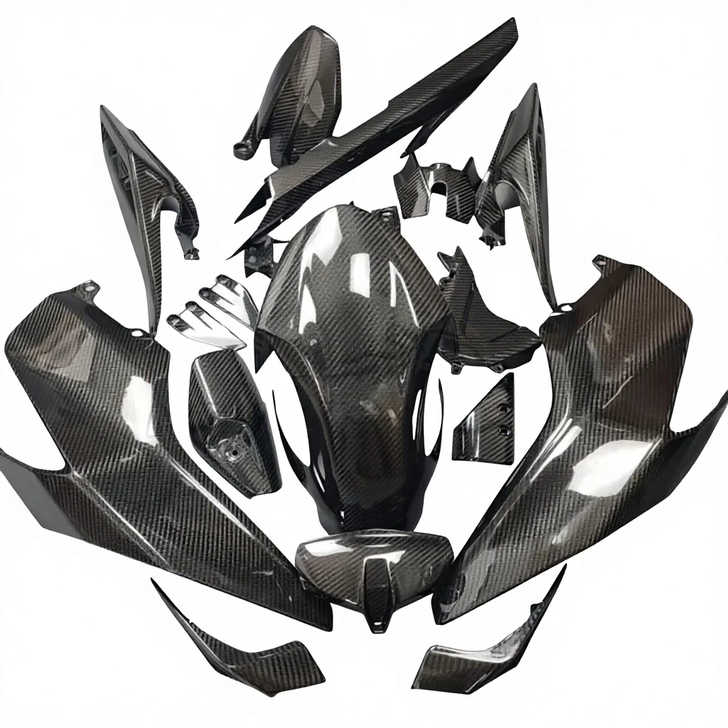 Full Carbon Fiber Motorcycle Accessories Brazed Dry Carbon Deflector Shell Modification