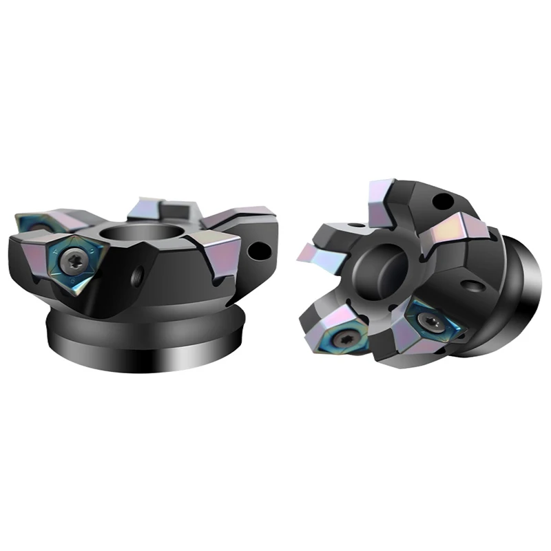 

MFWN 90 Degree Double-sided Hexagonal Plane Heavy Cutting Fast Feed Milling Cutter Disc WNMU080608 Blade For Rough Machining