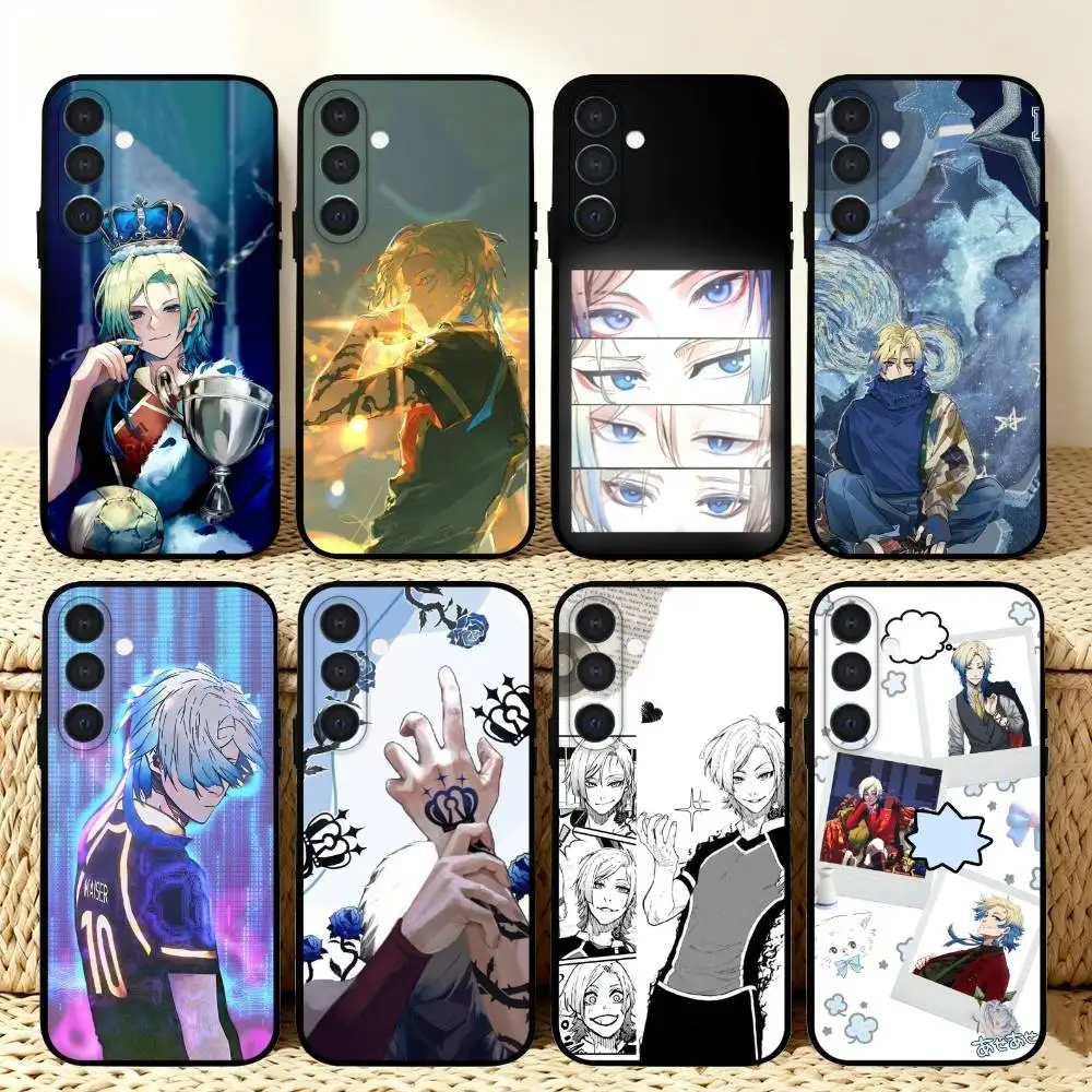 

Anime M-Michael K-Kaiser Phone Case For Samsung A73,72,71,53,52,51,22,91,80, Soft Black Cover
