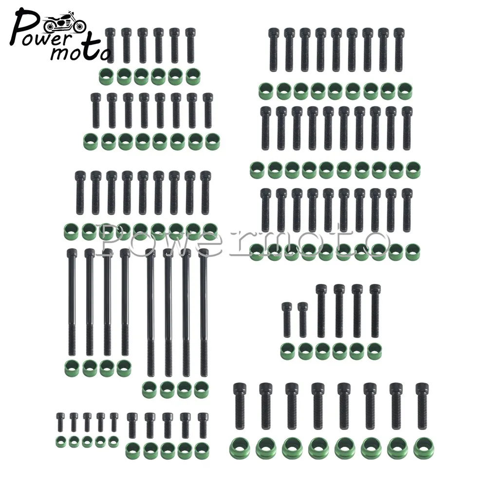 Engine Bolt Dress Up Kit Stainless Steel Multi Color Bolt Caps Socket Head Hardware For Harley M8 Softail Touring Models 2017-25