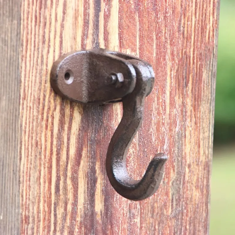

European Creative Cast Iron Decorative Hook Retro Wall Hanging Rustic Home Key Hook