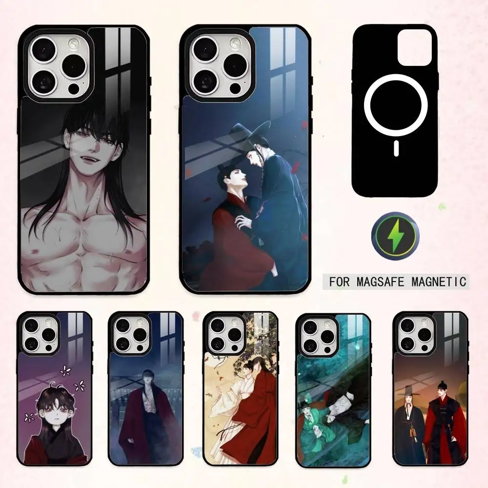 

BL The G-Ghost's N-Nocturne Phone Case For iPhone17,16,15,14,13,12,11 Plus,Pro Max Magnetic For Magsafe Wireless Charging