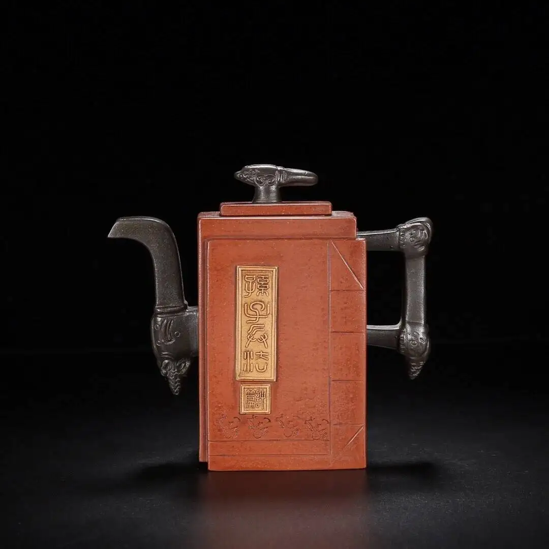 

Chinese Yixing Zisha Clay Handmade Exquisite Teapot 360CC