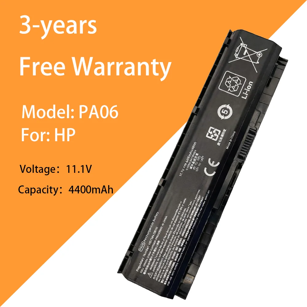 

11,1 В, 6 ячеек, новый аккумулятор для ноутбука PA06 для HP Pavilion 17 PA06 849911-850 849571-251