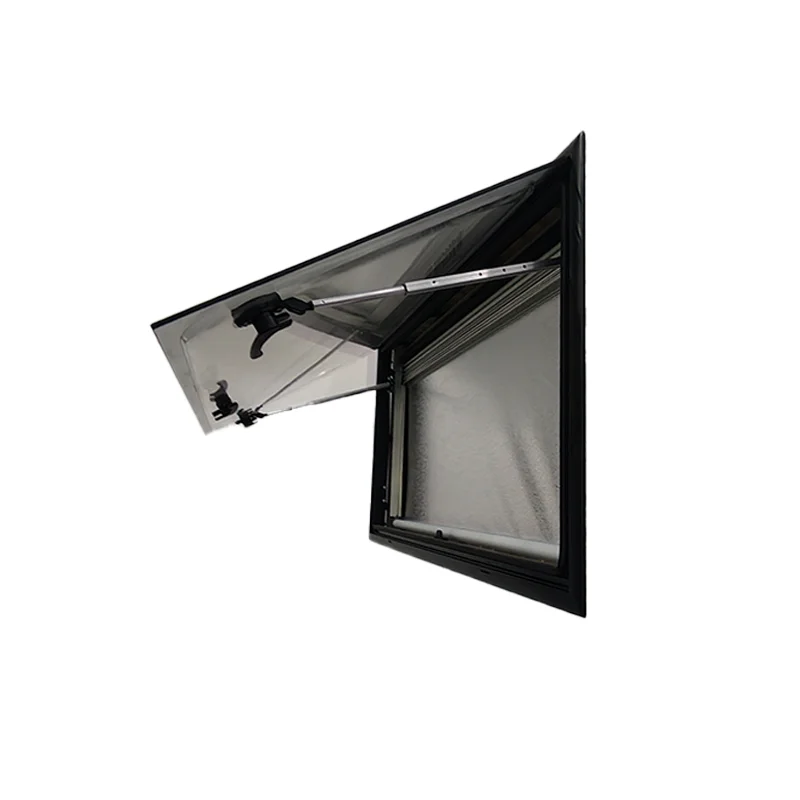500*300 Mm Factory Price Water-sealed Aluminum Outward Opening Window ABS Integral Frame E-Mark Certified For Caravan view 3