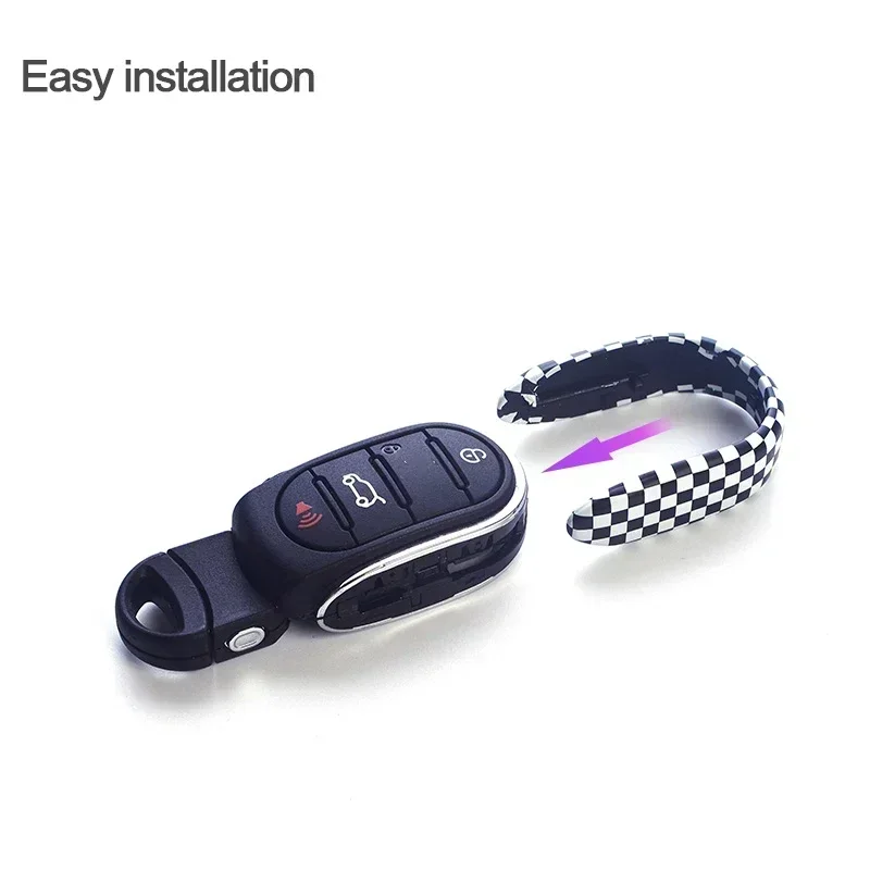 Car Key Cover For Mini Cooper Accessorie key cover keycase key chain For mini cooper F55 mini F56 F57 F54 F60 alloy Material