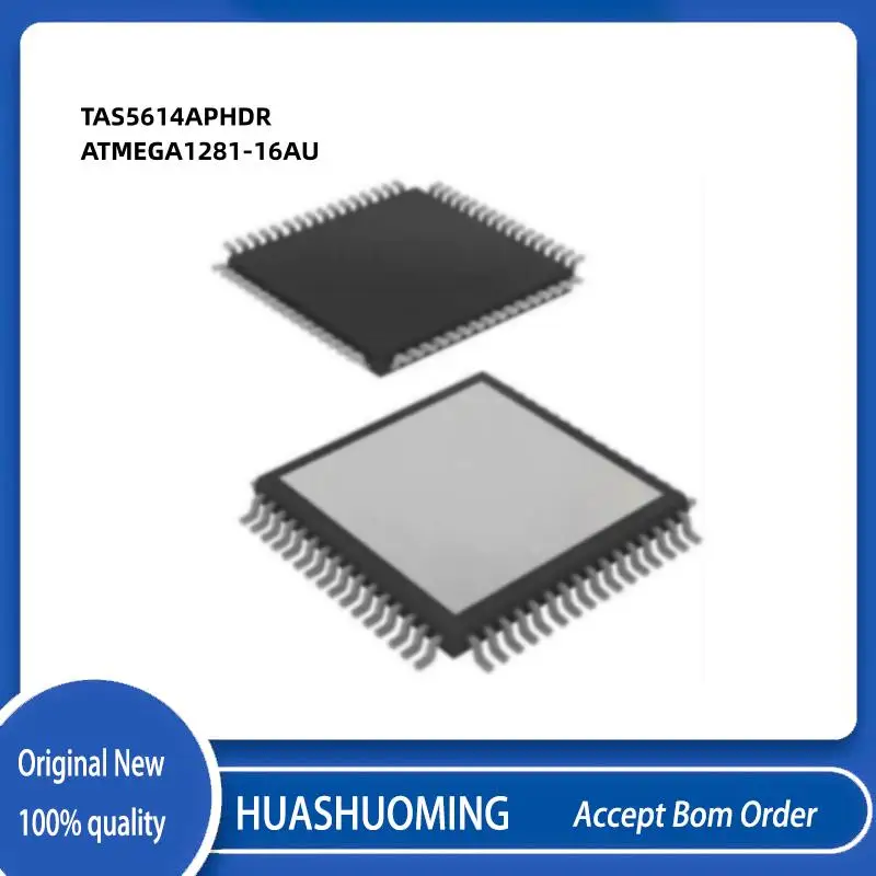 5Pcs/Lot   TAS5614APHDR TAS5614A   TAS5614APHD  TAS5614  ATMEGA1281-16AU ATMEGA1281 ATMEGA1281-16   ATMEGA     TQFP64