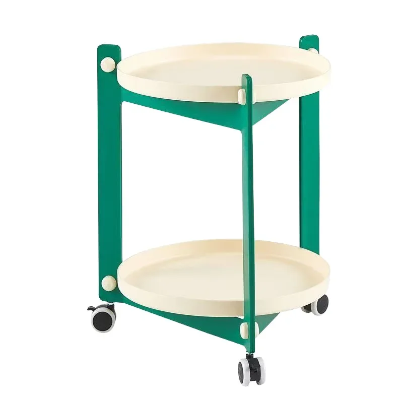 

A few creative mini balconies by the sofa, small tables by the bed, mobile and simple storage