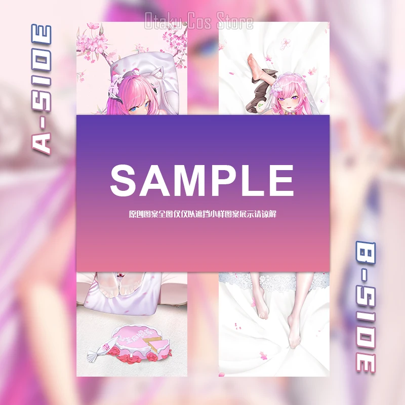 هونكاي أنيمي تأثير 3 فتاة إليسيا مثير Dakimakura هينغ وسادة للجسم القضية اليابانية المخدة غطاء الوسادة الفراش جديد LCX القضية