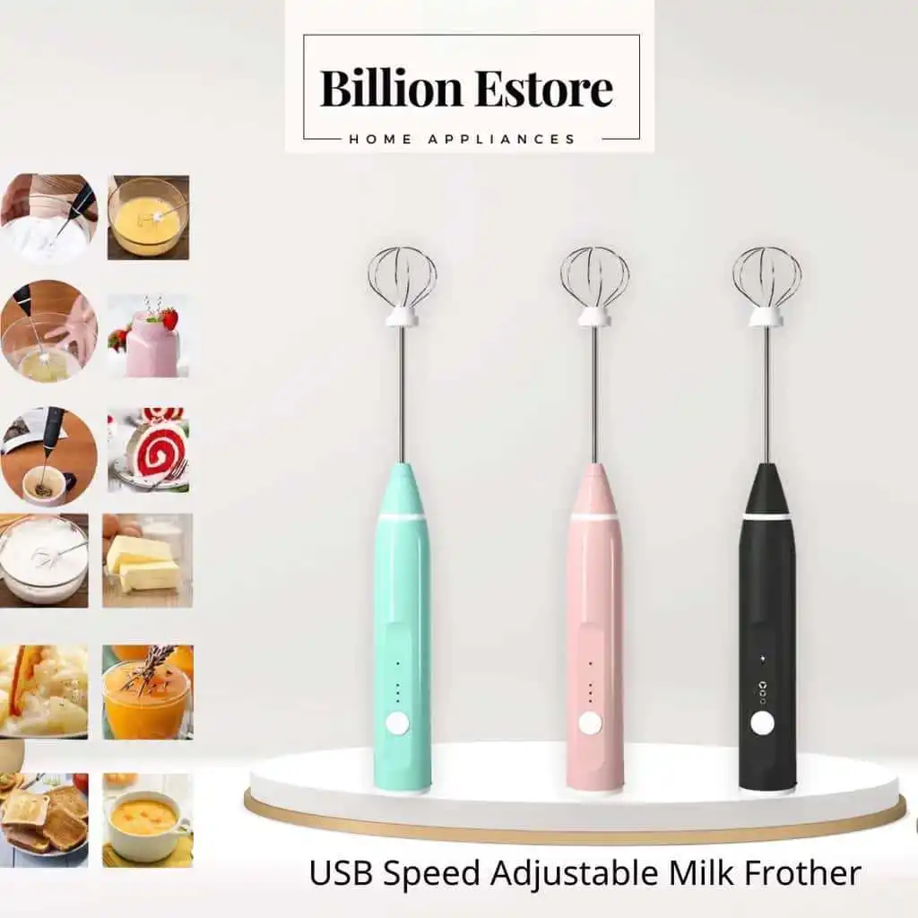 

1 PCS USB Rechargeable Handheld Coffee Blender Electric Milk Frother Portable Egg Beater Milk Shaker Mixer Foamer Food Blender