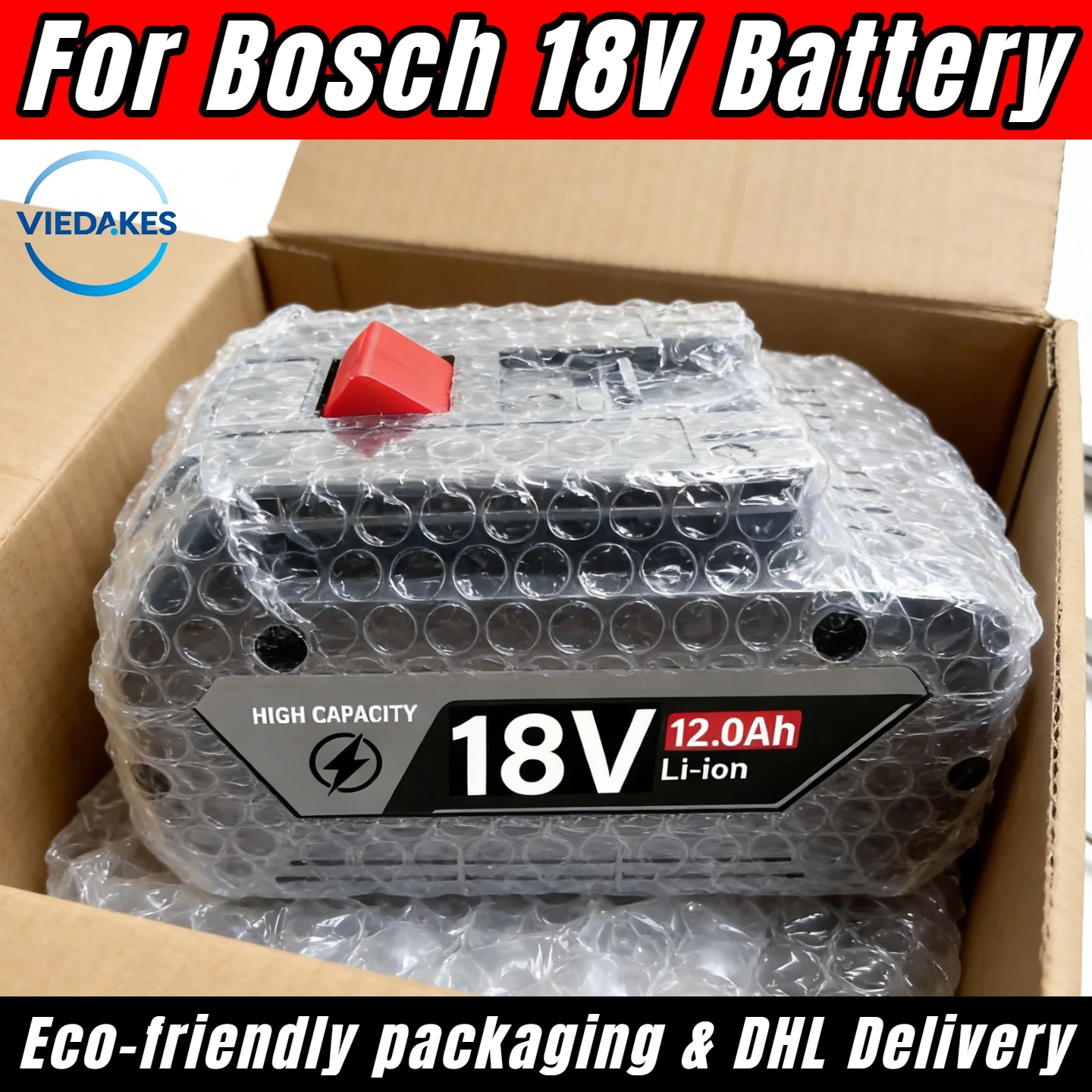

18V 12000mAh Replacement Batteryfor Bosch 18V Professional Systeem Tools18650Li Bat618 Gba18v80 18650 Cell high capacity✅