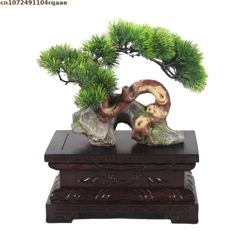 Hoge kwaliteit minimalistische vaas bloempot houten sorteertafel desktop bonsai plant voetstuk staande bloembasis plant steiger