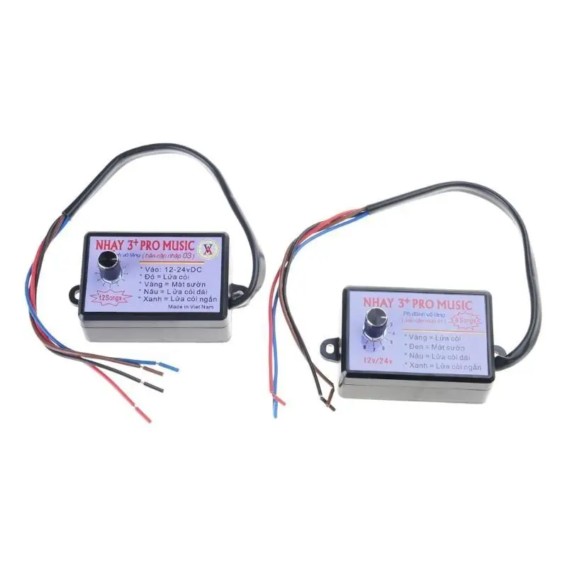 

E7CA Универсальный 8S 12S Music Horn Controller для персонализированного звучания транспортных средств