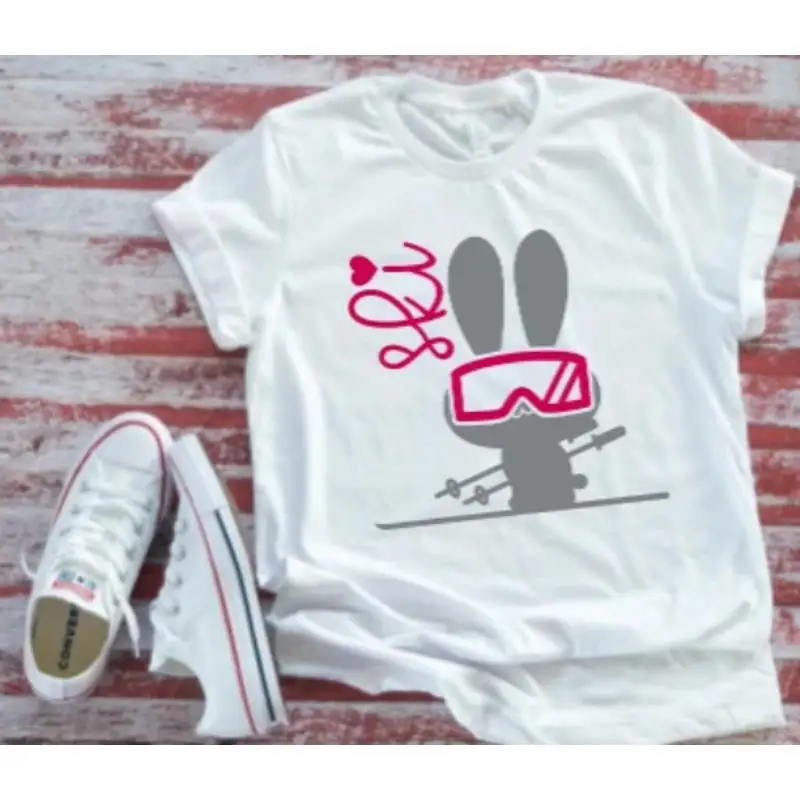 

Ski Winter White T Shirt