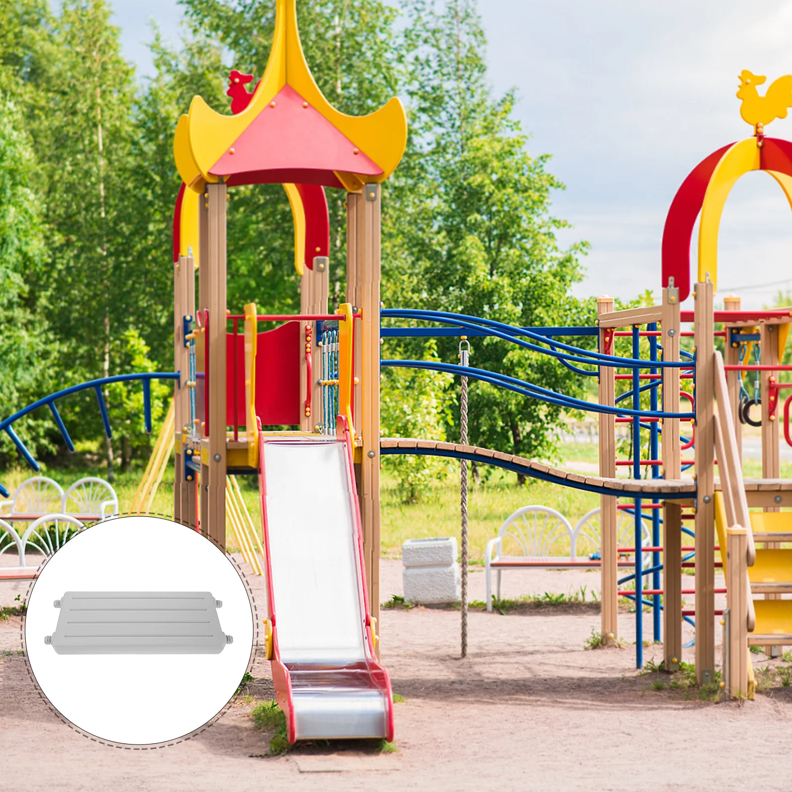 

Replacement For Kids Durable Plastic Footstep Component Anti-Slip Playground Ladder Step For Outdoor Indoor Playset - Children