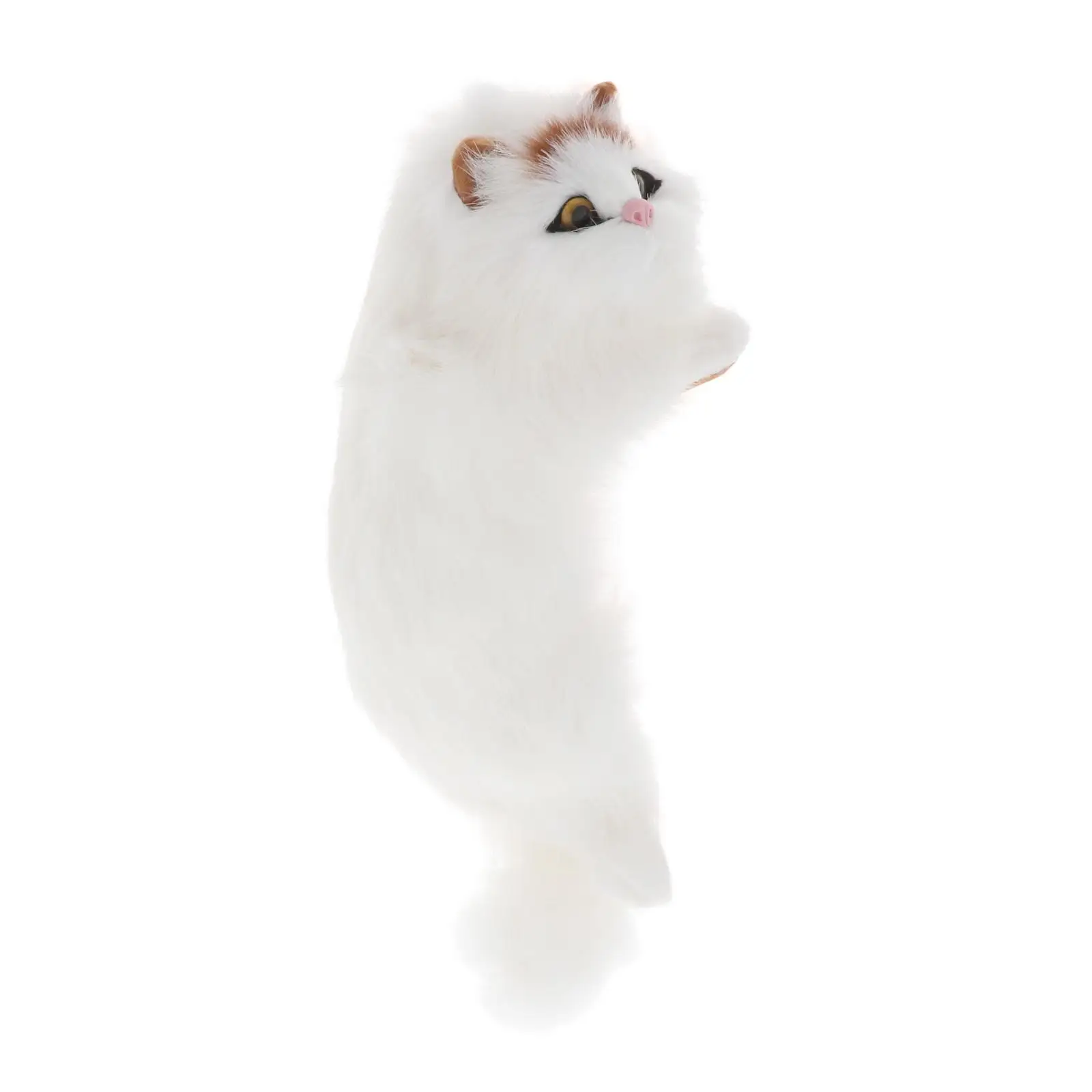 Adorable Cat Toys for Kids Plush Stuffed Kitty Doll Lifelike Animal Figure Home Decor Living Room Shelf Gifts