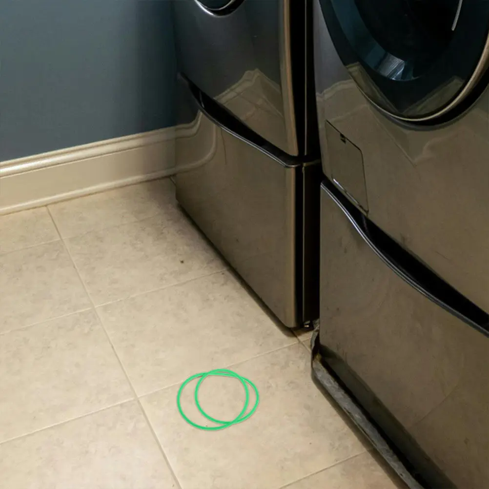 

2 шт. круглых полиуретановых уплотнительных колец для сушилки, бесшовный дизайн, высокая эффективность, низкий уровень шума, простая установка, аксессуары и запчасти для сушилок для белья