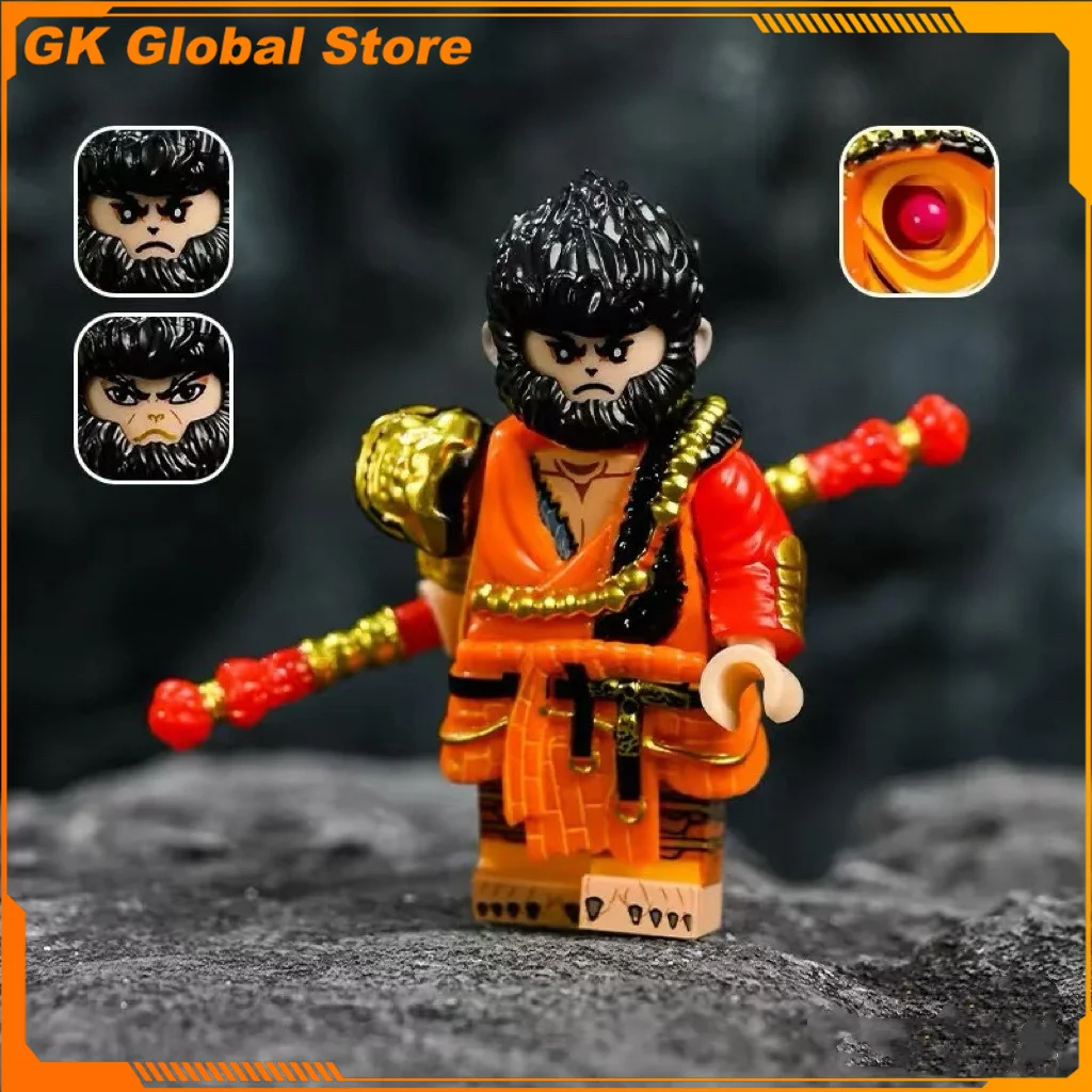 

4cm New Movie Figure Son Goku Perimeter Plastic Model Statue Building Blocks Desktop Decoration Ornaments Kid Birthday Gifts Toy