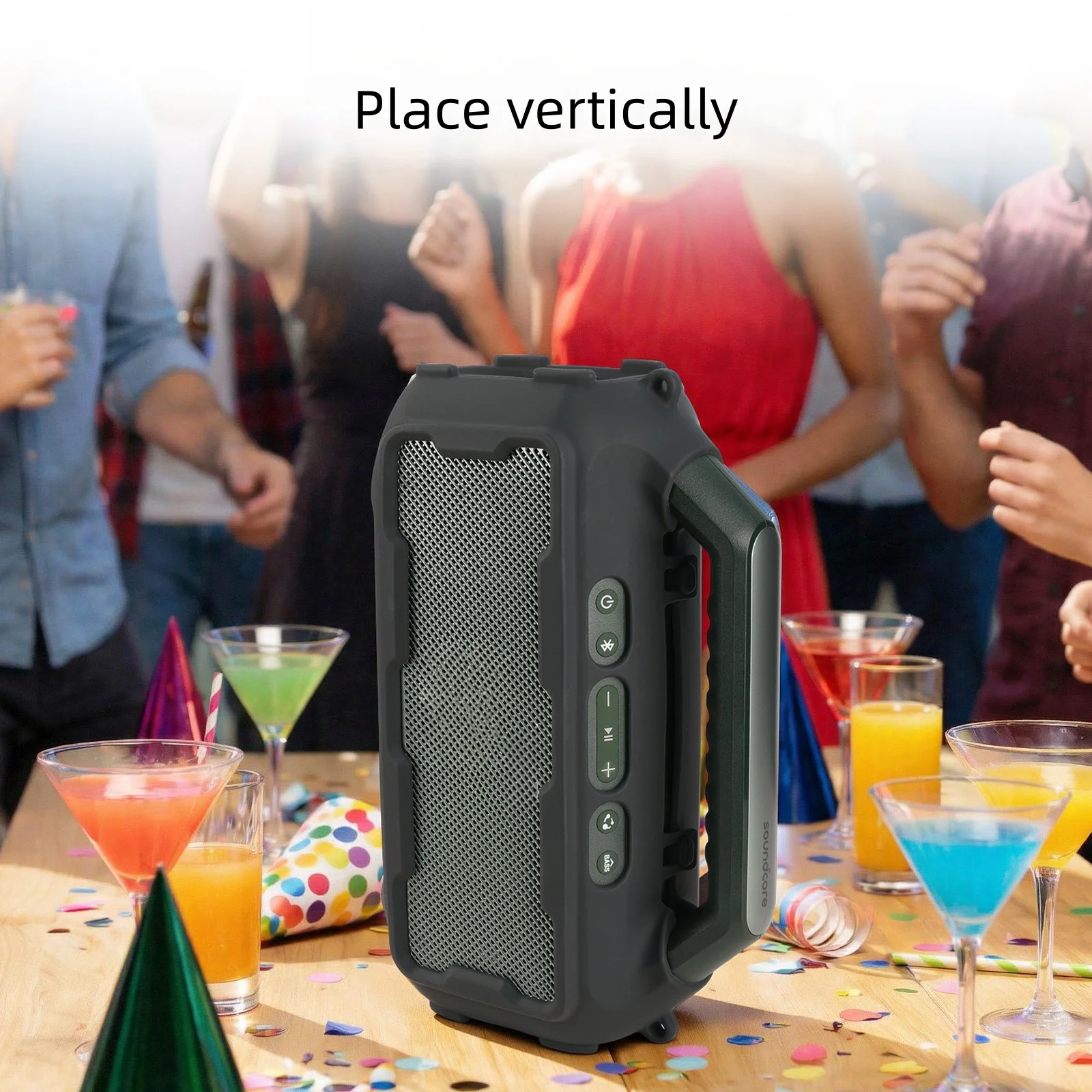 

Protective Case for Soundcore Boom 2 Speaker, Portable Storage Case Carry Bag Protective Cover Shockproof Travel Storage Box