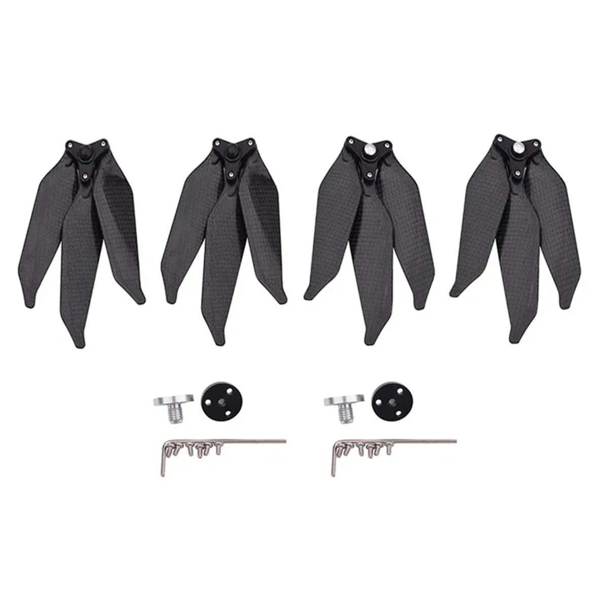 4pcs Carbon Fiber 9455S Propeller Three Blade Self-Lock Propellers with Base for DJI Phantom 4/ 4 Pro Advanced Drone