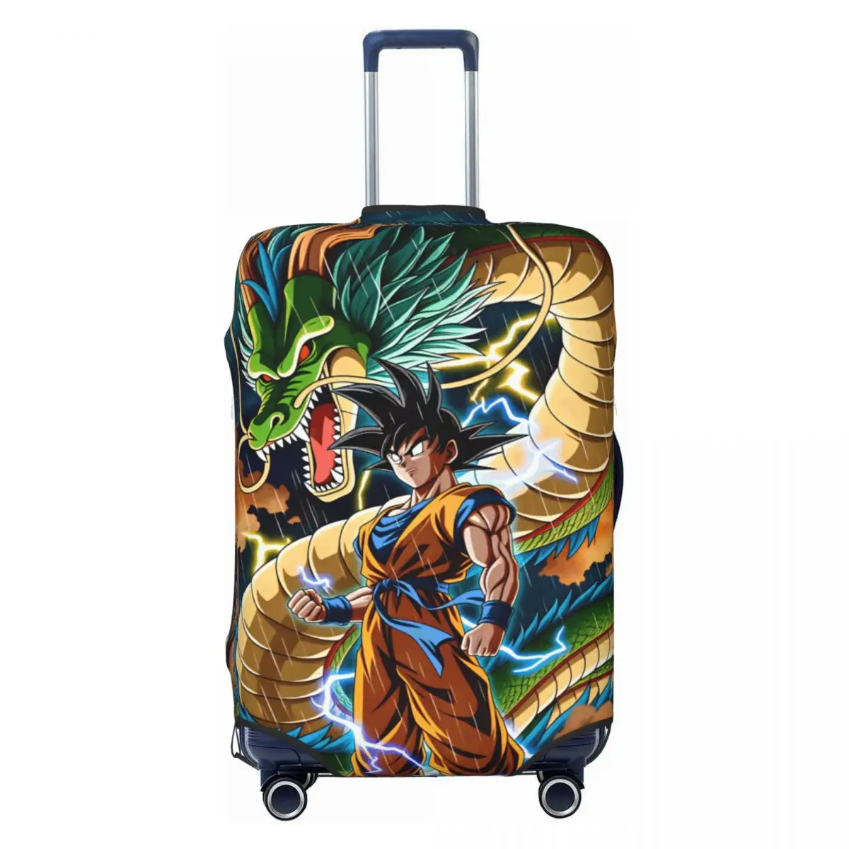 Son Goku Suitcase Cover Dragons Balls Fun Business Protector Luggage Case Flight
