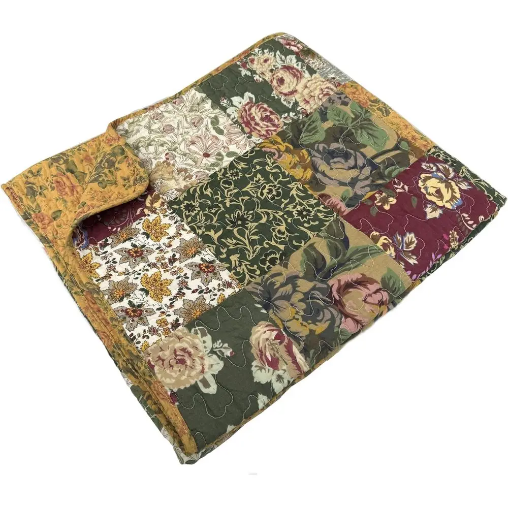 

Greenland Home Antique Chic Quilted Patchwork Throw, 50" x 60" , Multicolor